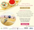 Evil and Love Protection Crystal Rakhi For Bhabhi